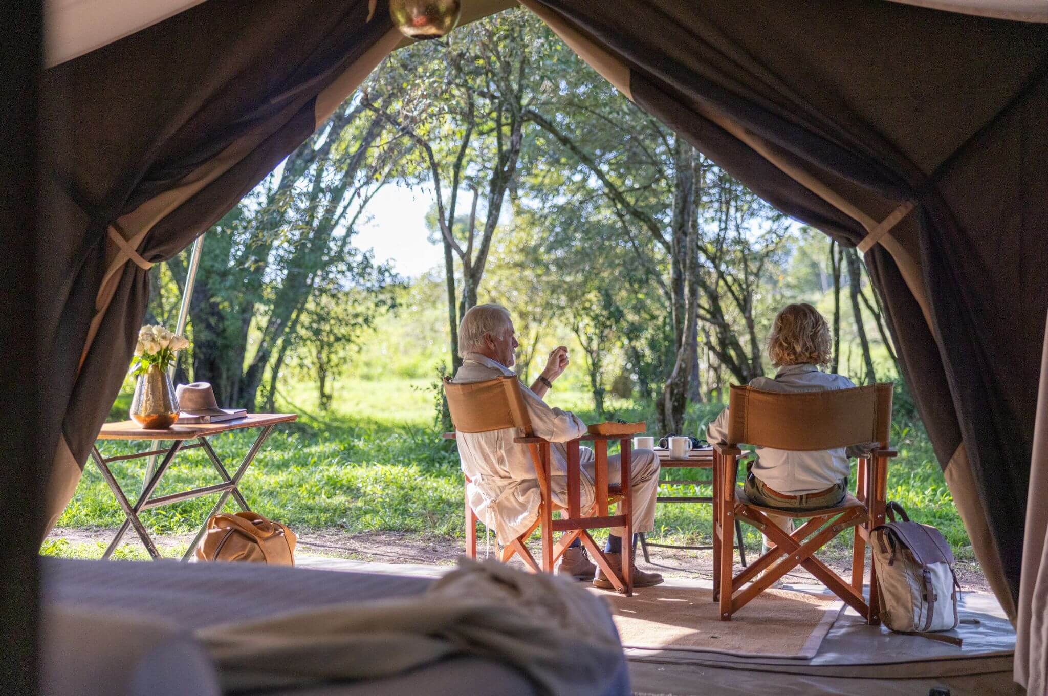 Relax on our veranda and enjoy being amongst nature.