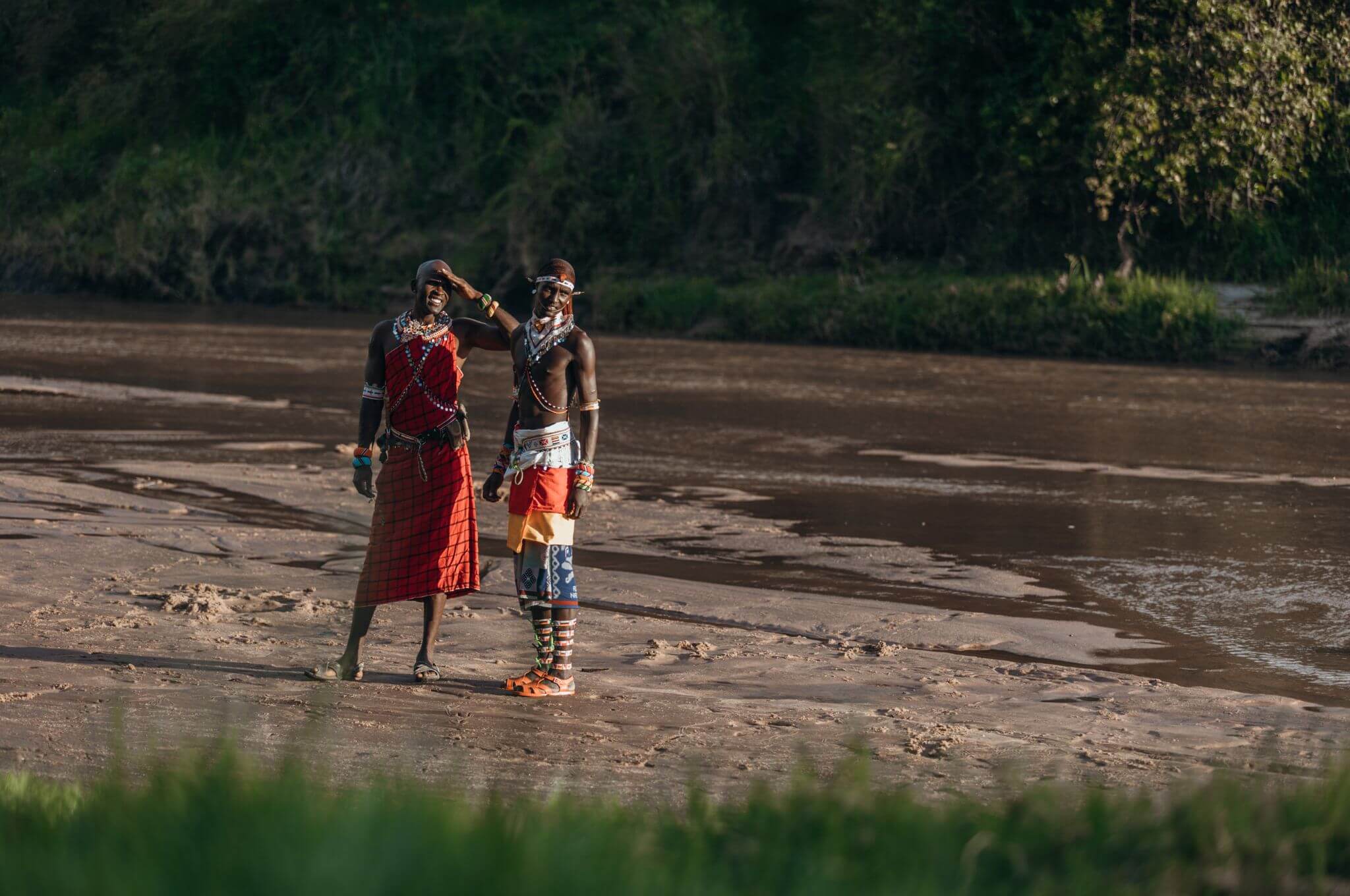 Keeping watch: our askaris patrol the camp all night long.